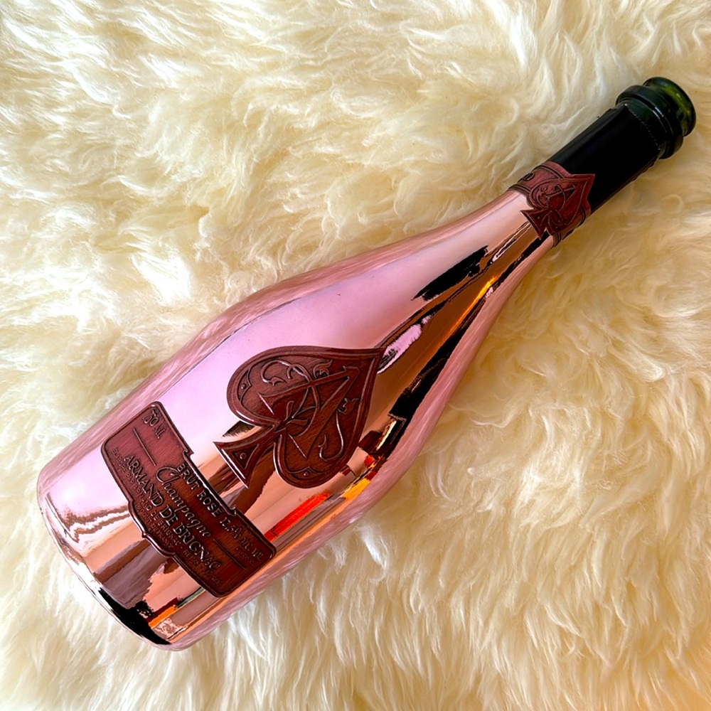 Ace of Spades (Armand De Brignac) Rosé Champagne Bottle